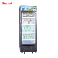 350L fan cooling glass display no frost showcase